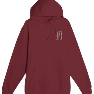 Sudadera Prime Hell Crimson Dominion — burdeos, vista frontal